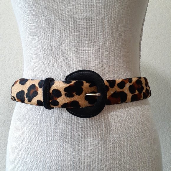 WCM Leather Animal Print Belt - Picture 1 of 10